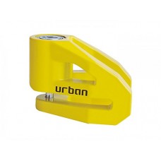 Urban Security UR2 Yellow Rotor Brake Disc Lock For Motorcycle or Scooters with pouch (6 mm) - B018QV9YMY